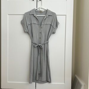 ROOLEE Polagram Gray Dress. Size small.